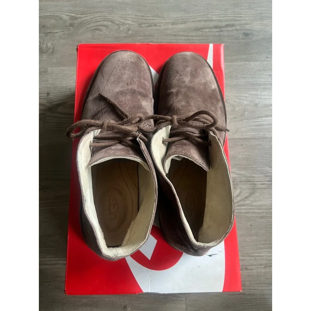 UGG Australia Men's Suede Leighton Brown Boot Size 9.5 1005487